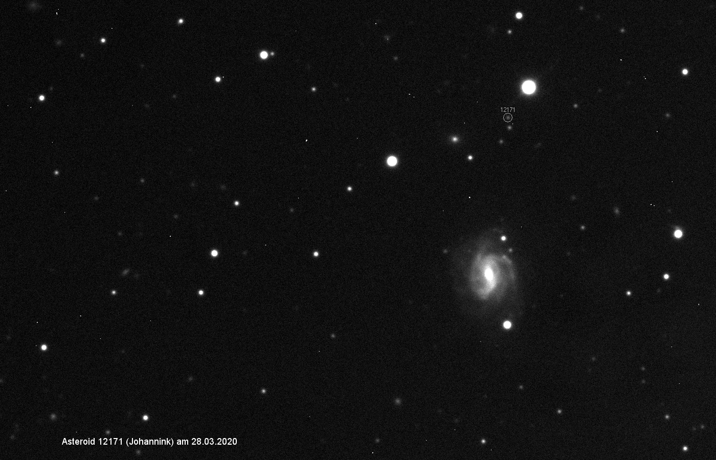 Asteroid (12171) Johannink